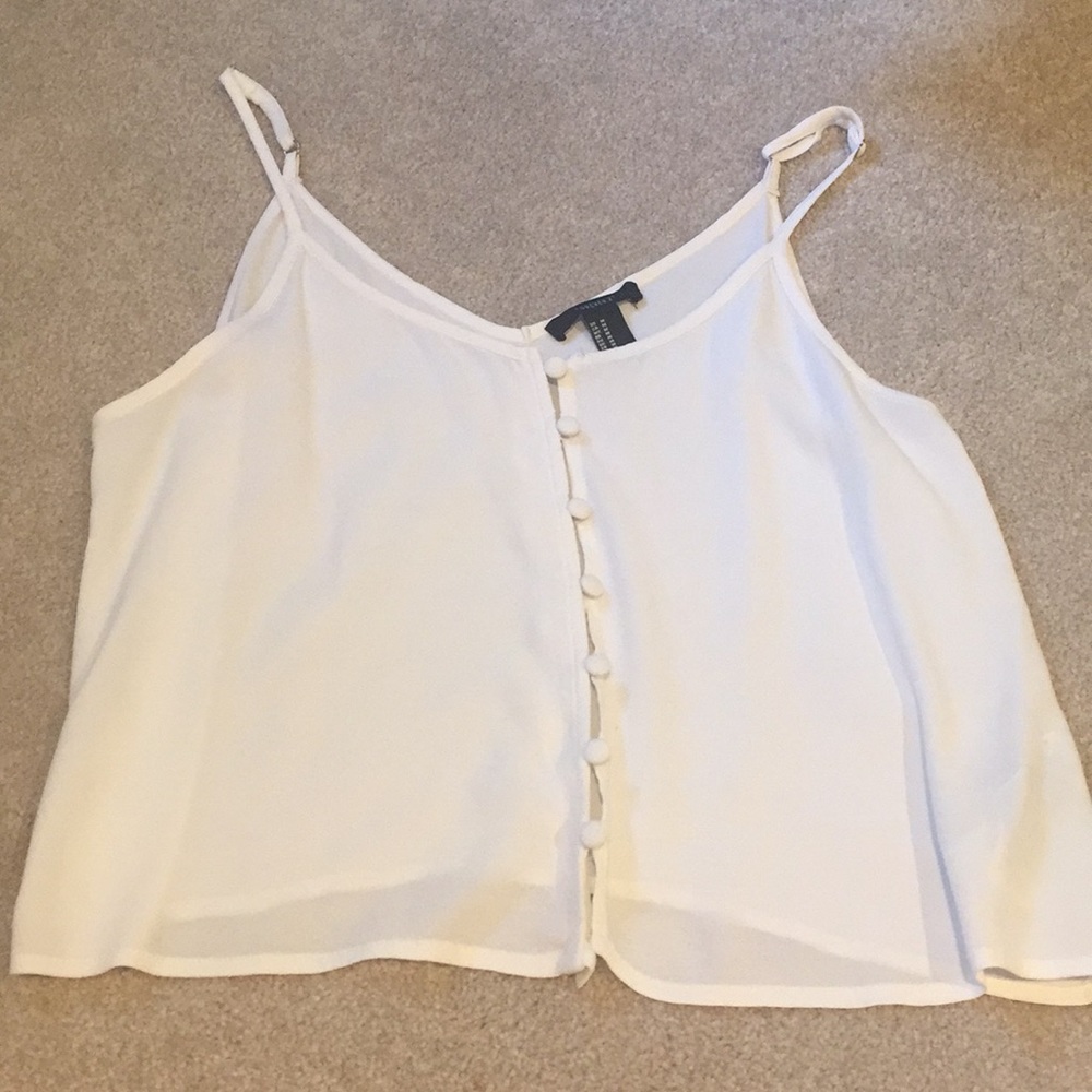 white tank top